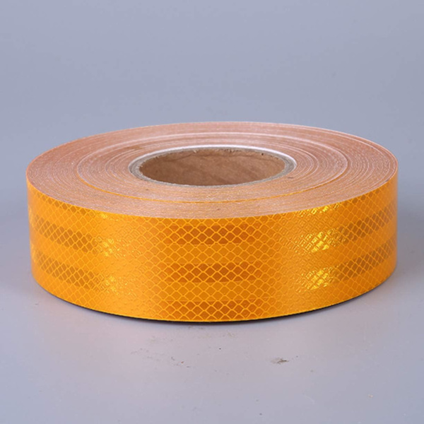 Reflekterende tape, gul (2 ruller)