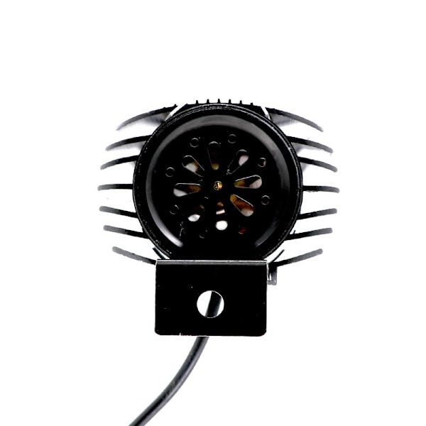 LED-motorcykelstrålkastare med tuta, 2 i 1 front inbyggd tuta, elektrisk skoterstrålkastare med klocka, 36V-72V för elektrisk