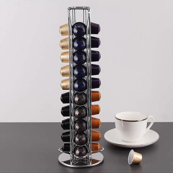 Coffee Pod Holder Storage Rack for 40 Capsules (Coffee Pods Not Included)