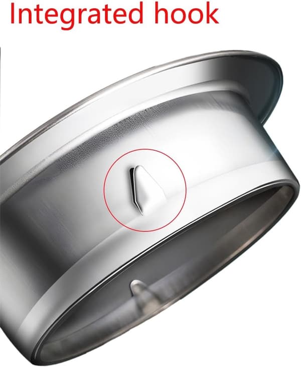 Rund ventilasjonsrist i rustfritt stål 80 mm – luftutløpshette med myggnett