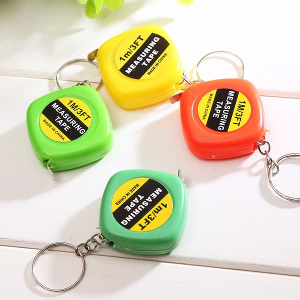 4 st Multifunctional Case 1 Meter 3 Foot Mini Tape Measure with Keychain I I