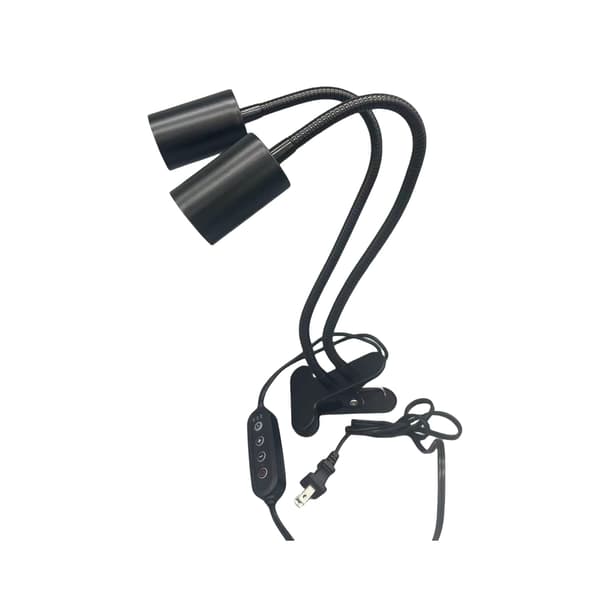 Dobbelt varmelampe til terrarium / UVA-lampe til krybdyr