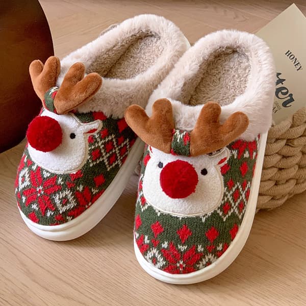 Tofflor - Tofflor - Jul - Julklapp - Halkfria - Halkfri sula - med plyschfoder