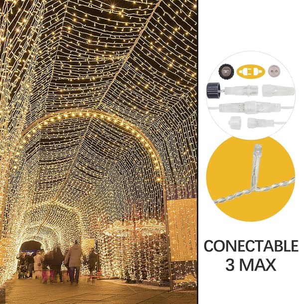 300 LED-lys 3M * 3M Vanntett IP44 Utendørsdekorasjon
