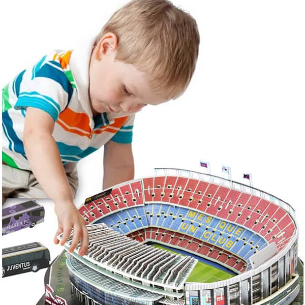 3D-puslespil VM-fodboldstadion - Old Trafford Stadium (Man