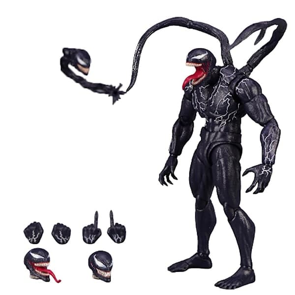 Marvel Legends Venom Actionfigur Samlerlegetøj Venom Med Små Dele Erstatninger Fans Samling
