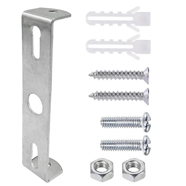 4 pcs Ceiling Plate Light Bracket Ceiling Mount Hanging Lamp Holder for Wall or Ceiling Mounted Lamp Mounting Brackets with Screws Iron 110mm Silver_tfrf