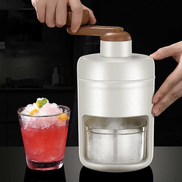 Portable Manual Ice Crusher, Shaved Ice Machine, Smoothie Maker for Making Ice Cream, Smoothies and Other Iced Drinks
