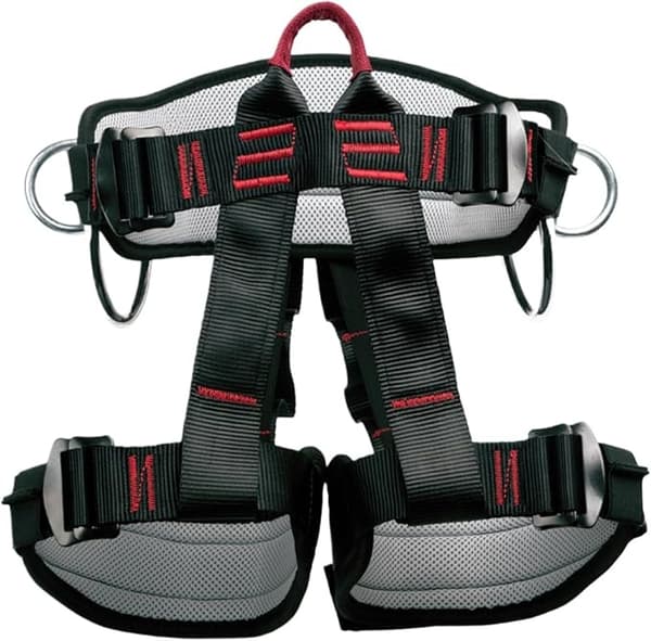 Adjustable Half Body Safety Climbing Harness, Thickened Protection Belt for Climbing, Construction Work, Bouldering Men Women