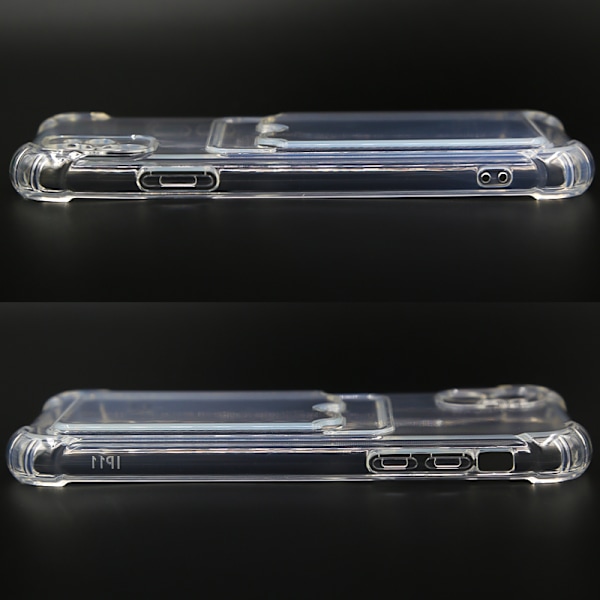 iPhone 11 Case with Card Holder TPU Transparent
