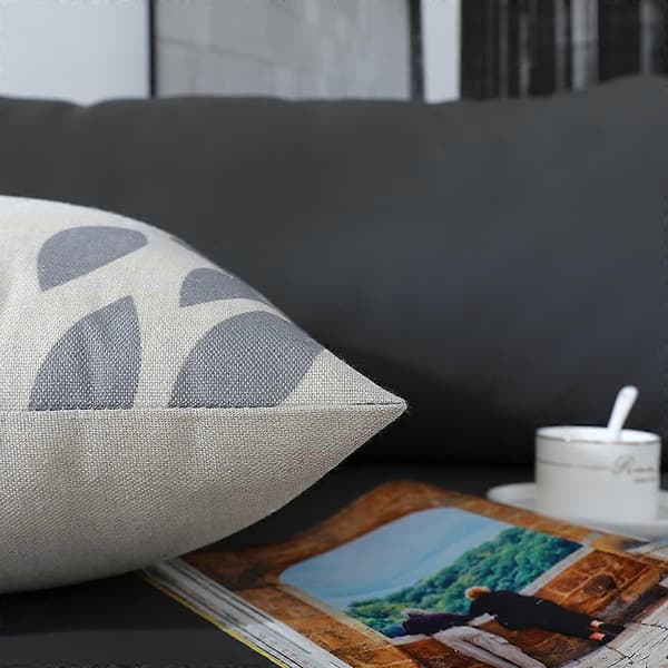 Pillowcase, Pillowcase 45 x 45 set of 4 grey square decorative pillows pillowcase for patio