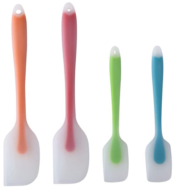st Silicone Spatulas - 450F Heat Resistant Flexible Spatula with Stainless Steel Core, Good Grip