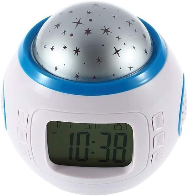 Star Projector with Music, Calendar, Timer and Thermometer