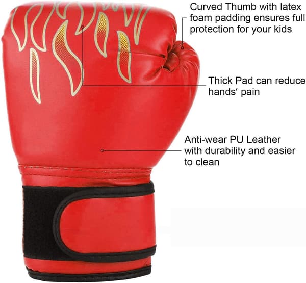 Barnboxningshandskar 3-6 år Muay Thai Träningshandskar