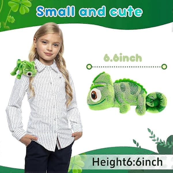 Chameleon Plush Dolls and Lizard Stuffed Animal Magnets for Kids