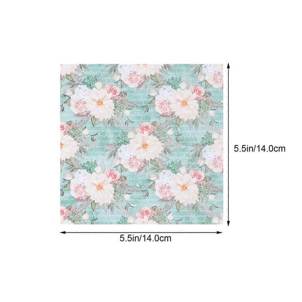 32 Ark Decoupage Papir til Håndværk DIY Scrapbog Papir Scrapbooking Tilbehør