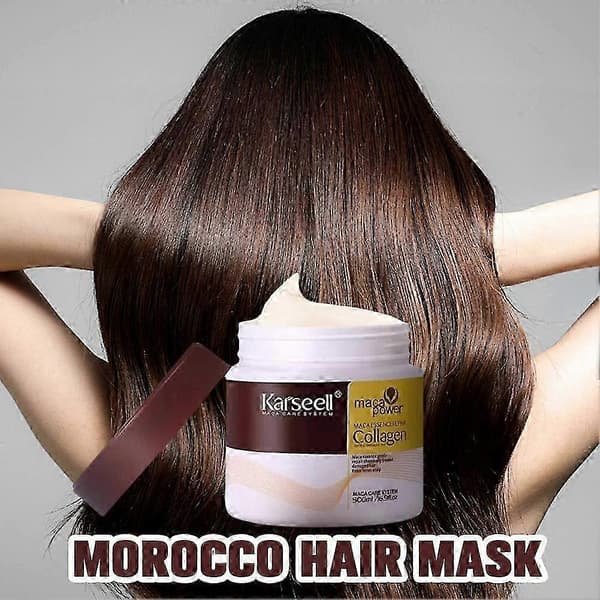 Cujmh Keratin Hårmaske 500g Intensiv Reparationsbalsam til Glat Hår 25-26