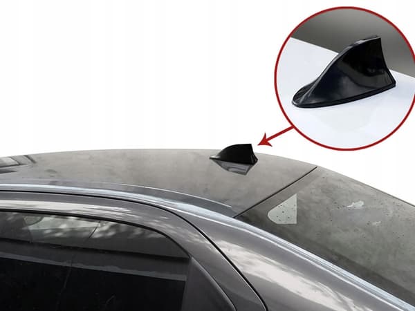 Bilantenne - Hajfinne med indbygget antenne til bilen