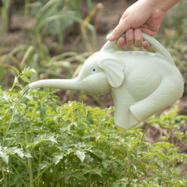 Elefantvannkanne, vannkanne for nye dyr til barn i grønt, nyhet innendørs vannkanne （1stk）