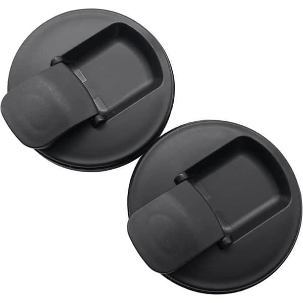 Replacement Lid for Ninja Blender, Black, 2-Pack, BPA-Free, Leak-Proof, Pour Spout for Smoothies