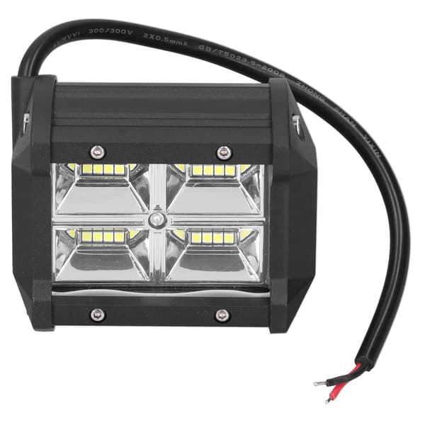 48W White LED Work Light Square Universal for Motorcycle Boat Car 12V