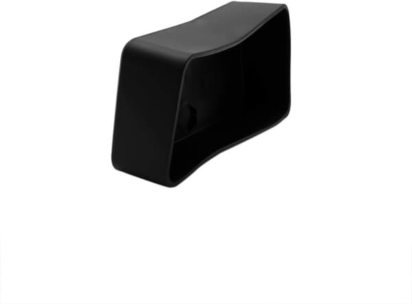8-pack rektangulära, icke-märkande PVC-stolsbensskydd för stols- och möbelben (passar 50 x 100 mm, 2\" x 4\") Svart