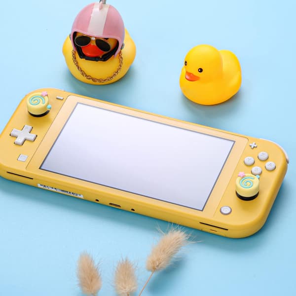 Switch Tumgrepp, Söta Tumgrepp för Nintendo Switch, Mjukt Silikon Joystickskydd Kompatibelt med Nintendo Switch/Switch OLED/Switch lite - (