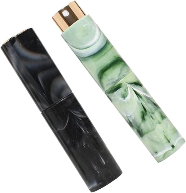 2 stk 10 ml mini parfymesprayflasker påfyllbare plastunderpakninger for reise og essensielle oljer