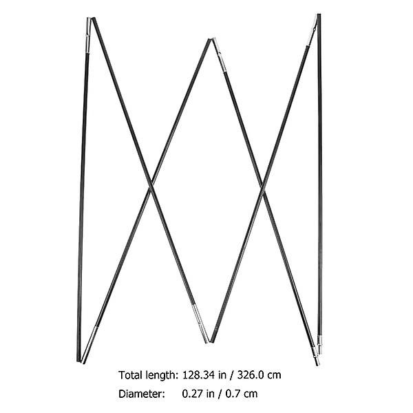 Reppu teltta teltan tukitanko teltan runko teltan tangot korvaavat teltan tangot korvaavat pressun korvaavat teltan tangot Fiberg 326x0.7cm