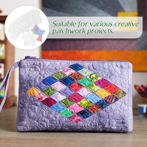 300 stk. sekskantede papirskabeloner til patchwork