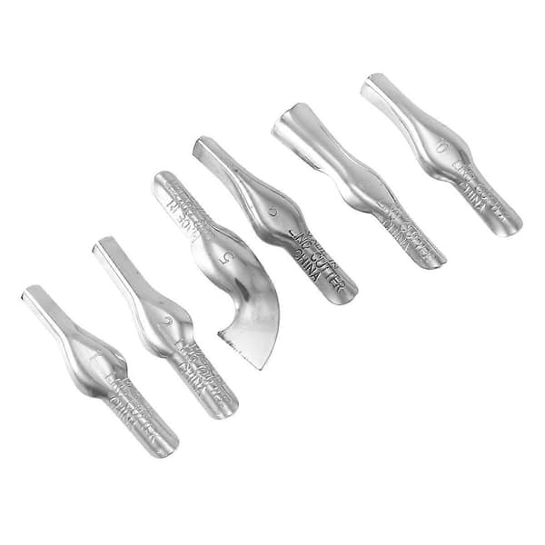 Linoleum Cutter Set, 2 Sets with 6 Different Blades for Cutting and Crafting, Carving