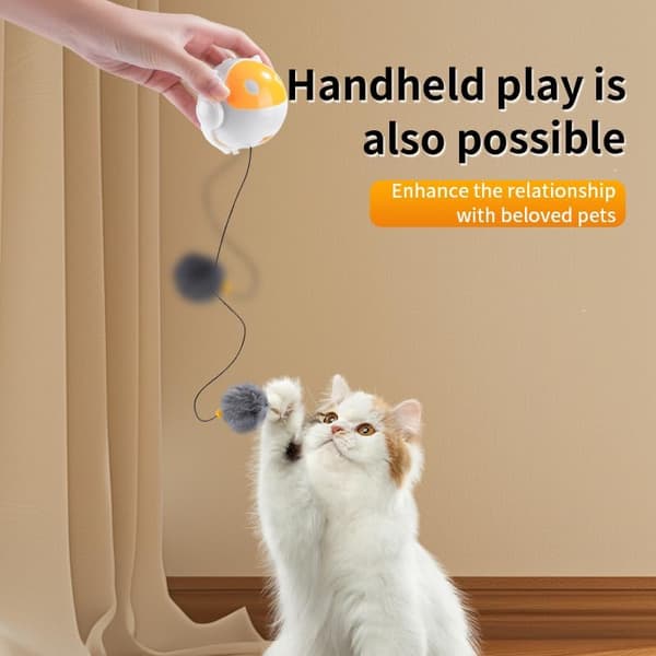 Automatic Cat Toy - with Lifting Function. This toy allows kittens to play independently and create their own little world.