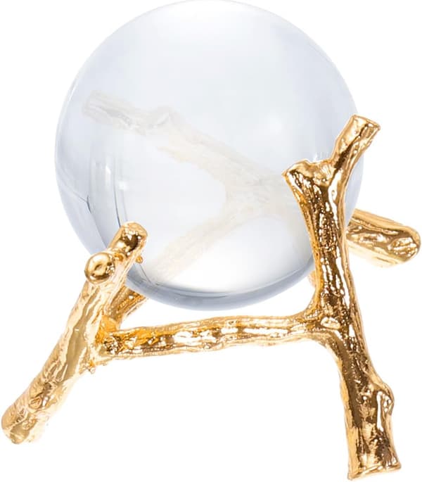 Legering Krystallkule Utstillingsholder Egg Kule Stativ Gull Moderne Enkelhet for Hjemmedekorasjon size_name 10mm