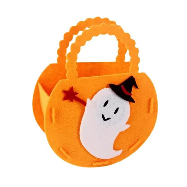 8-pack South Tote Bag Jack-O-Lantern DIY Lantern Decoration Handheld Lantern Non-Woven Lightweight Candy Bag