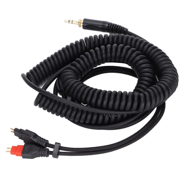 Replacement Audio Extension Cable Headphone Spring Wire Fits for HD660s HD650 HD600 HD580