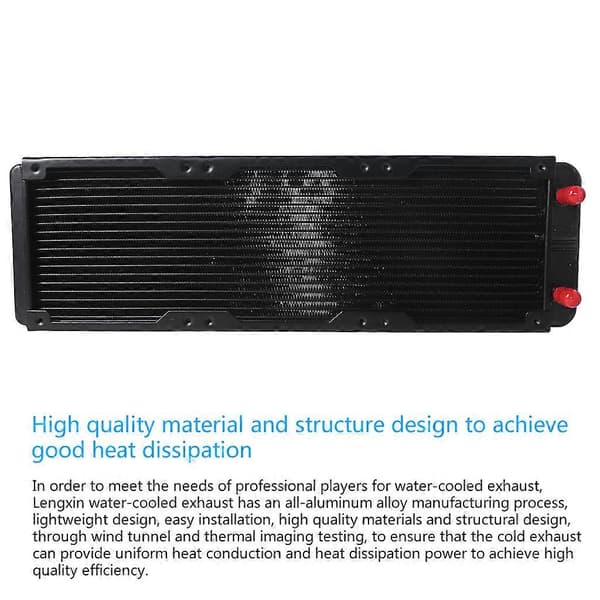 PC Vand Varmeveksler Computer Aluminium Køleplade Radiator til Computer