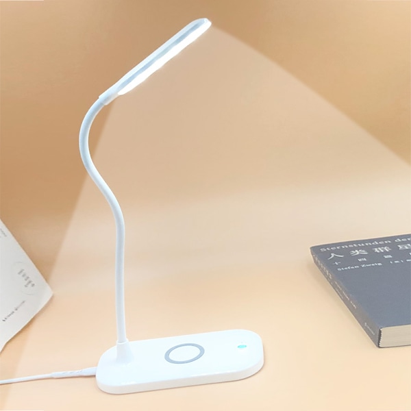 Lamper til hjemmekontoret - Super Lys Lille Bordlampe med USB Opladningsport, en Perfekt LED Bordlampe som Studielampe, Seng