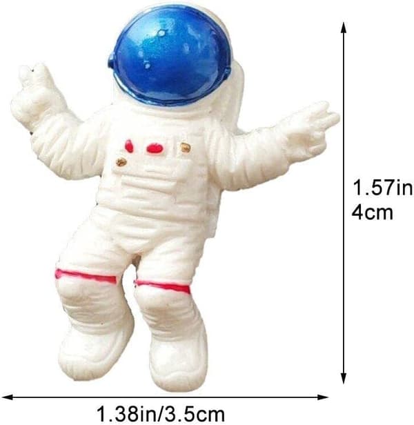 Billuftfräschare Tecknad Astronaut Ventilationsaromdiffusor Luftutlopp Parfymklämma för Inredning -