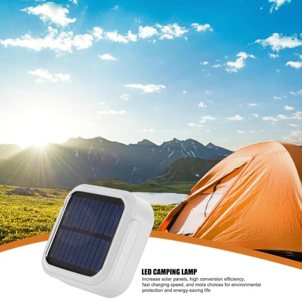 Solar-Powered Camping Lanterns | Waterproof LED Battery Operated Camping Lamp for Storms, Camping, Outdoor Activities