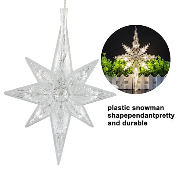 Battery-powered Christmas lights for windows, warm light with easy installation and low power consumption, reusable design LED hanging