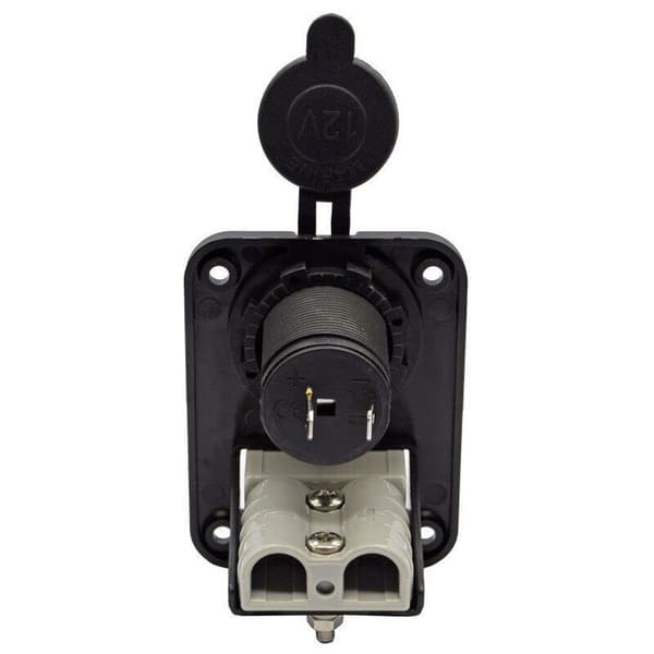 QC3.0 Dual USB Charger Panel Flush Mount with Push Button Switch for Caravan RV Boat Truck