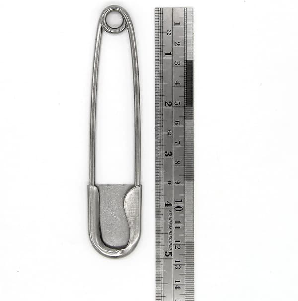 10-pack extra stora säkerhetsnålar super heavy duty jumbo 5 \"-mxbc