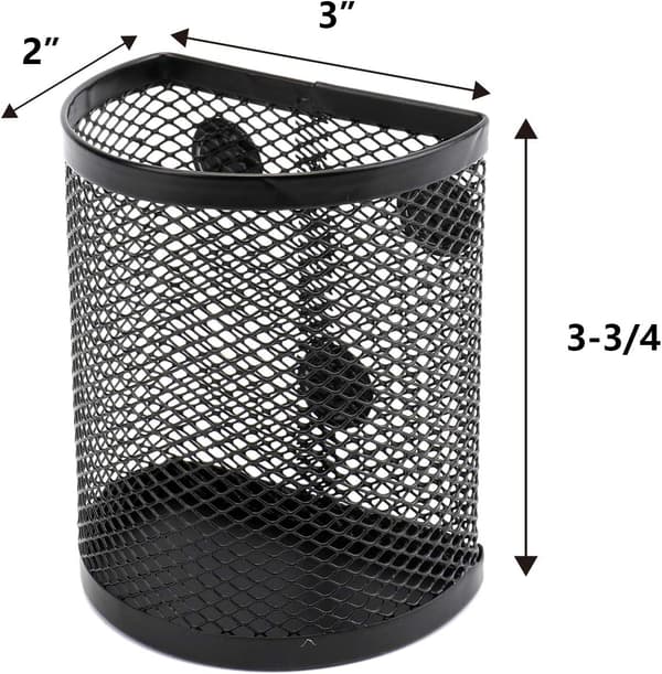 4-pakning magnetisk pennholder, tilbehør til skaporganisering