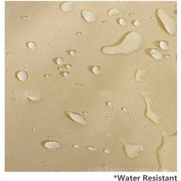 490*96cm beige rulledeksel vanntett stoff bassengdeksel