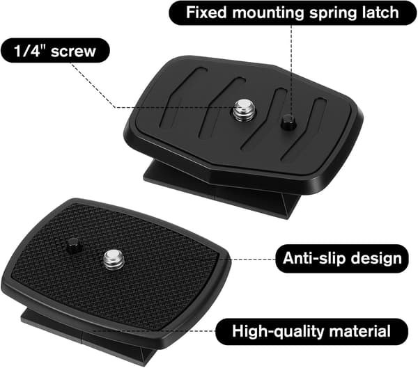 Stativ Quick Release Plade Kamerapakke 43mm 45mm Tilbehør