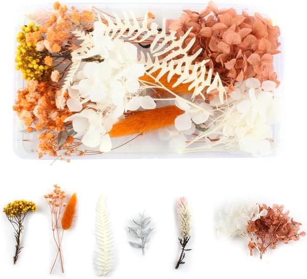 Tørrede blomster Blomsterbuket Naturlige tørrede blomster Dekorative tørrede blomster