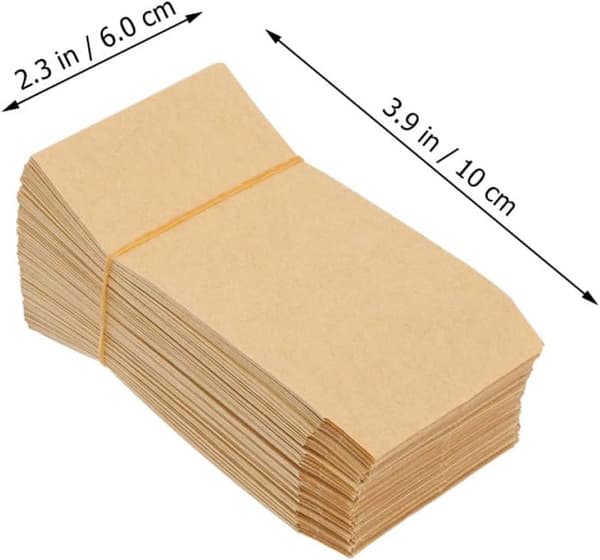 100 stk Kraftpapirposer Pose Ris Maispose Brun Matvaregodkjent Materiale Pålitelig Bærbar Isolasjonsposeoppbevaring