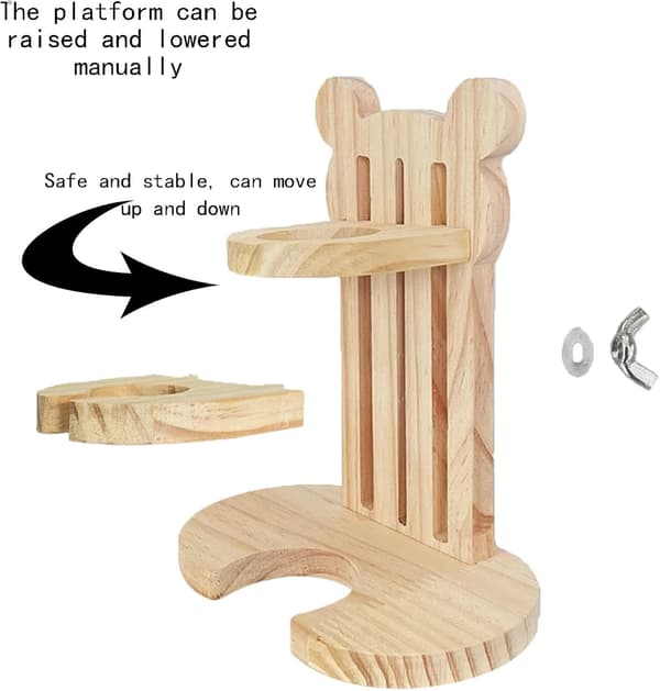 Small Pet Water Bottle with Adjustable Stand and Hook, Leak-Proof Dispenser, Suitable for Hamsters, Guinea Pigs, and Gerbils.