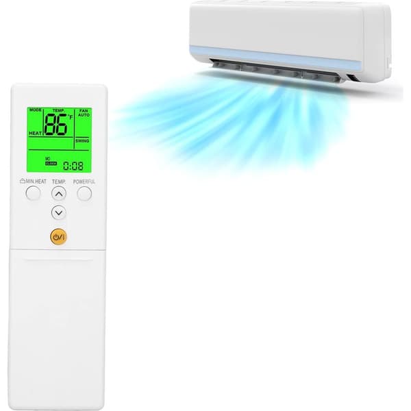 Replacement Remote Control for Fujitsu Air Conditioner, Dual Display Remote Control for Fujitsu Air Conditioner for AR REM1U ARREM1U
