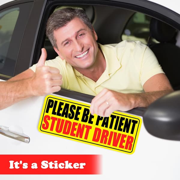 Student Driver-dekal för bil
